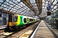 Train in Lime Street Railway Station.