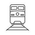 Train linear icon