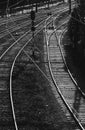 Train lines Royalty Free Stock Photo