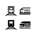 Train Locomotive & Subway Icon