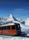 Train at Matterhorn Royalty Free Stock Photo