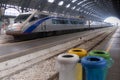 Train in Milan station