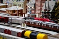 Train model diorama Royalty Free Stock Photo