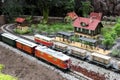 Train Model at Gardens by the Bay Royalty Free Stock Photo