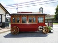 Vintage Food Cart at Strasburg Railroad Station PA Royalty Free Stock Photo