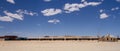 Train in the Namib desert Royalty Free Stock Photo