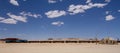 Train in the Namib desert Royalty Free Stock Photo