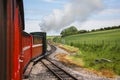 Steam Train on a Narrow Guage Railway Royalty Free Stock Photo