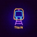 Train Neon Label