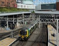 Train in New Street Station, Birmingham. Royalty Free Stock Photo