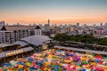 Train Night Market - Bangkok, Thailand