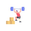 Adjustable Olympic Weightlifting Blocks for Optimal Performance Royalty Free Stock Photo