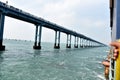 Train over the Sea ! Rameswaram Express on Pamban Bridge