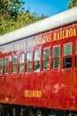 Train passenger car of great smoky mountains railroad