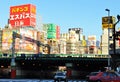 Train passing in Shinjuku