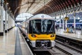 Train at platform in Paddington Railway Station, London, UK Royalty Free Stock Photo