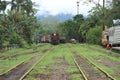 Train at Railroad Royalty Free Stock Photo