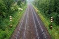 Train rails Royalty Free Stock Photo