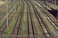 Train railway station in Pilsen Royalty Free Stock Photo