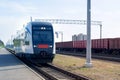 Train at the railway station