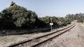 Train Railway Track Route Line Vintage Countryside Royalty Free Stock Photo