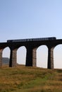 Train Ribblehead viaduct Settle to Carlisle line