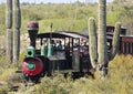 A Train Ride at Goldfield Ghost Town, Arizona Royalty Free Stock Photo