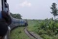 Train ride never makes you less excited than you were before it Royalty Free Stock Photo