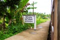 Train ride in Sri Lanka. Man hanging on a wagon Royalty Free Stock Photo