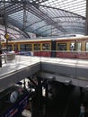 Train S-Bahn Hauptbahnhof Berlin germany