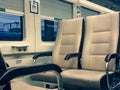Train seat Royalty Free Stock Photo