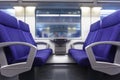 Train seats Royalty Free Stock Photo