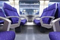 Train seats Royalty Free Stock Photo