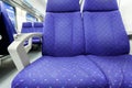 Train seats Royalty Free Stock Photo