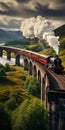 Epic Fantasy: Hogwarts Express On Glenfinnan Viaduct