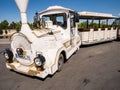 Train shuttle to the Bateaux Mouches, Paris, France