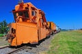 Train snow plow Royalty Free Stock Photo