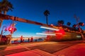 Train Speeding through San Clemente, California