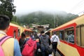 Train station in Alishan, Taiwan