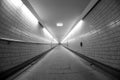 Train Station Alleyway Fisheye Royalty Free Stock Photo