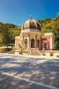 Train station in Baile Herculane Royalty Free Stock Photo