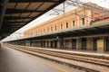 Train station .Bari. Apulia or Puglia. Italy Royalty Free Stock Photo