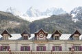 Train station in Chamonix Mont Blanc