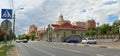 Train station city Balashikha, Moscow region, Russia. Royalty Free Stock Photo