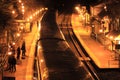 Train Station Night Royalty Free Stock Photo