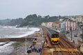 Train station in Dawlish, Devon, UK Royalty Free Stock Photo