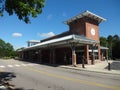 Train Station in Downtown Cary, NC Royalty Free Stock Photo