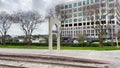 Train station downtown Lakeland Florida sign