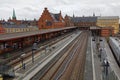 Train station of Helsingor, Denmark Royalty Free Stock Photo