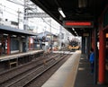 A train station in Kyoto, Japan